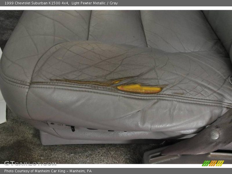 Light Pewter Metallic / Gray 1999 Chevrolet Suburban K1500 4x4