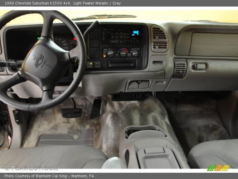 Light Pewter Metallic / Gray 1999 Chevrolet Suburban K1500 4x4