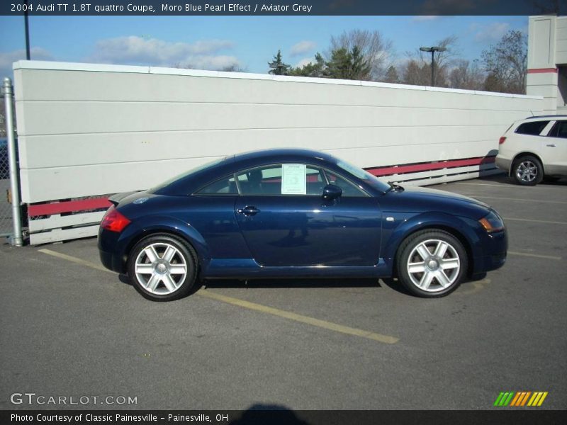 Moro Blue Pearl Effect / Aviator Grey 2004 Audi TT 1.8T quattro Coupe