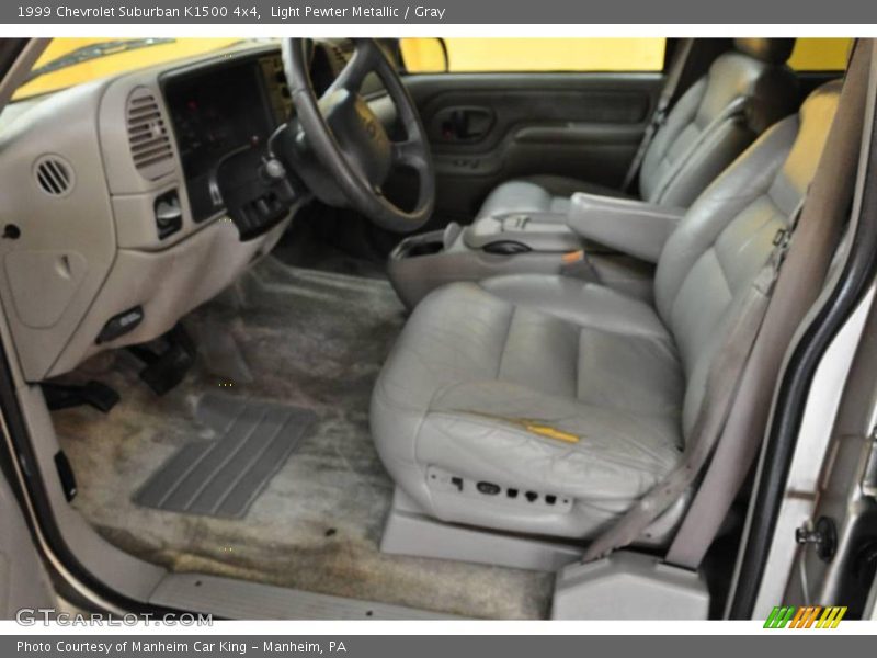 Light Pewter Metallic / Gray 1999 Chevrolet Suburban K1500 4x4