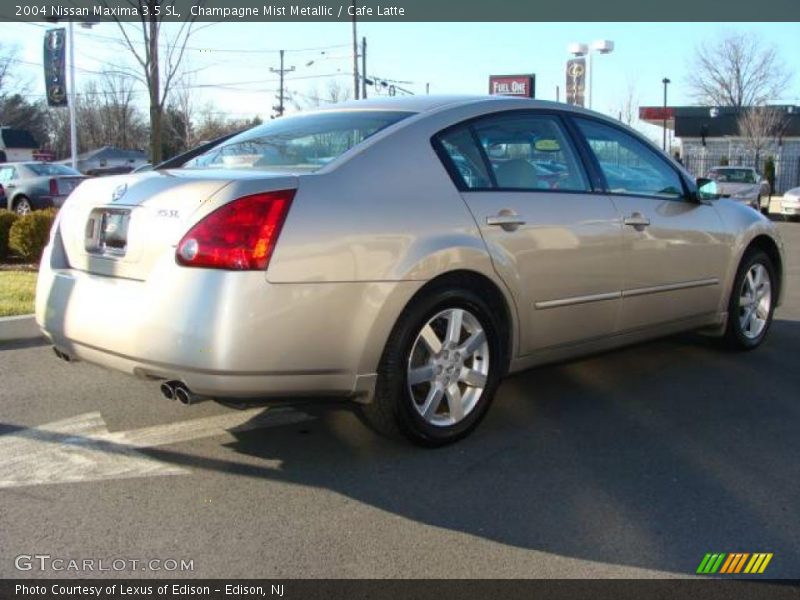 Champagne Mist Metallic / Cafe Latte 2004 Nissan Maxima 3.5 SL
