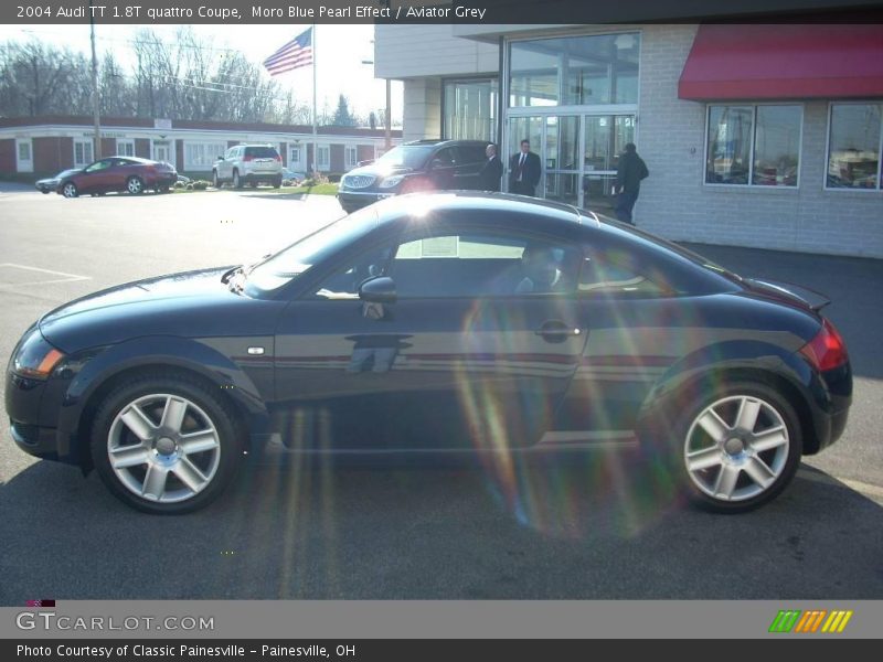 Moro Blue Pearl Effect / Aviator Grey 2004 Audi TT 1.8T quattro Coupe