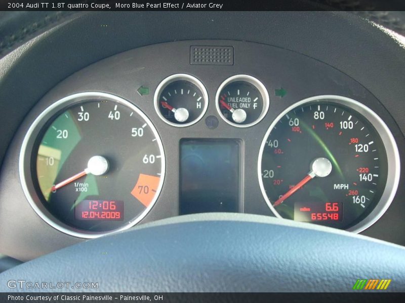 Moro Blue Pearl Effect / Aviator Grey 2004 Audi TT 1.8T quattro Coupe