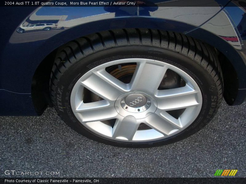 Moro Blue Pearl Effect / Aviator Grey 2004 Audi TT 1.8T quattro Coupe