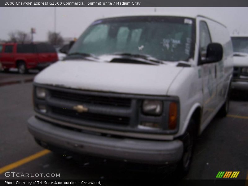 Summit White / Medium Gray 2000 Chevrolet Express G2500 Commercial