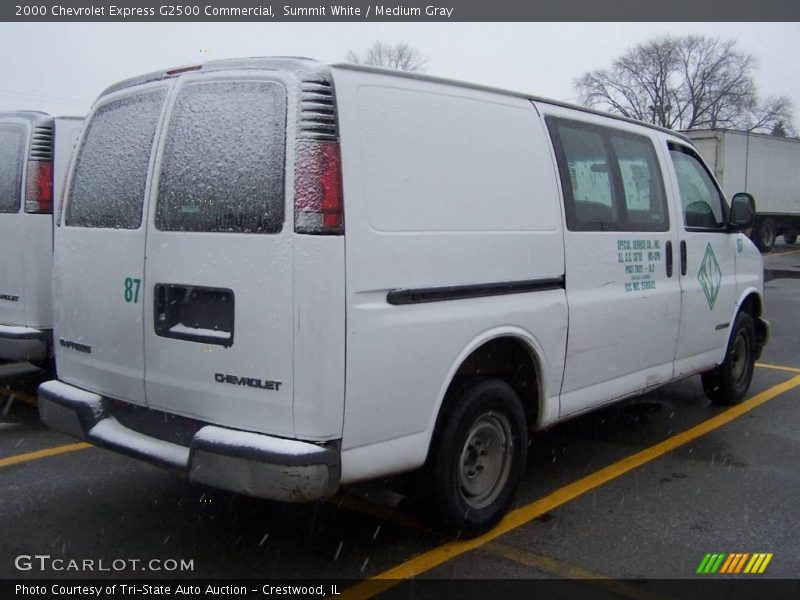 Summit White / Medium Gray 2000 Chevrolet Express G2500 Commercial