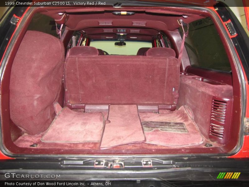Victory Red / Red 1999 Chevrolet Suburban C2500 LS