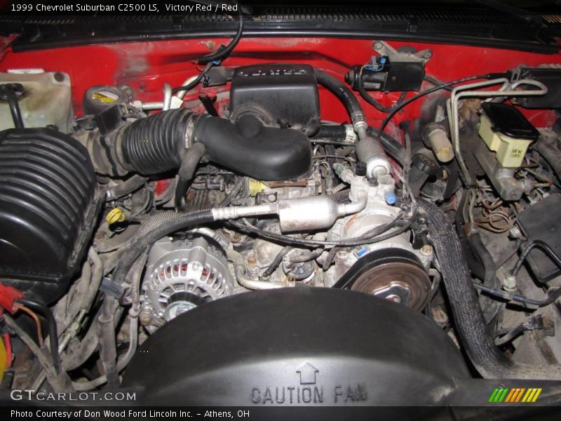 Victory Red / Red 1999 Chevrolet Suburban C2500 LS