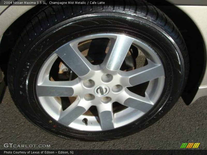 Champagne Mist Metallic / Cafe Latte 2004 Nissan Maxima 3.5 SL