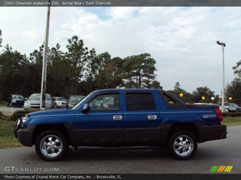 Arrival Blue / Dark Charcoal 2003 Chevrolet Avalanche Z66