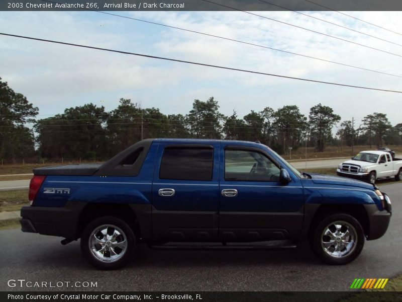 Arrival Blue / Dark Charcoal 2003 Chevrolet Avalanche Z66