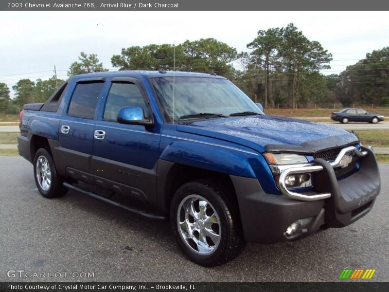 Arrival Blue / Dark Charcoal 2003 Chevrolet Avalanche Z66