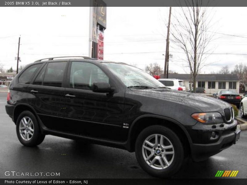 Jet Black / Black 2005 BMW X5 3.0i