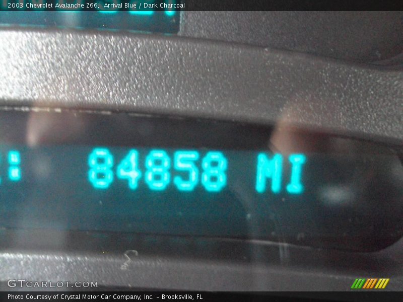 Arrival Blue / Dark Charcoal 2003 Chevrolet Avalanche Z66