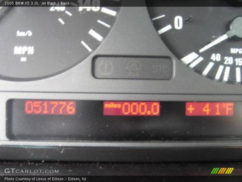 Jet Black / Black 2005 BMW X5 3.0i