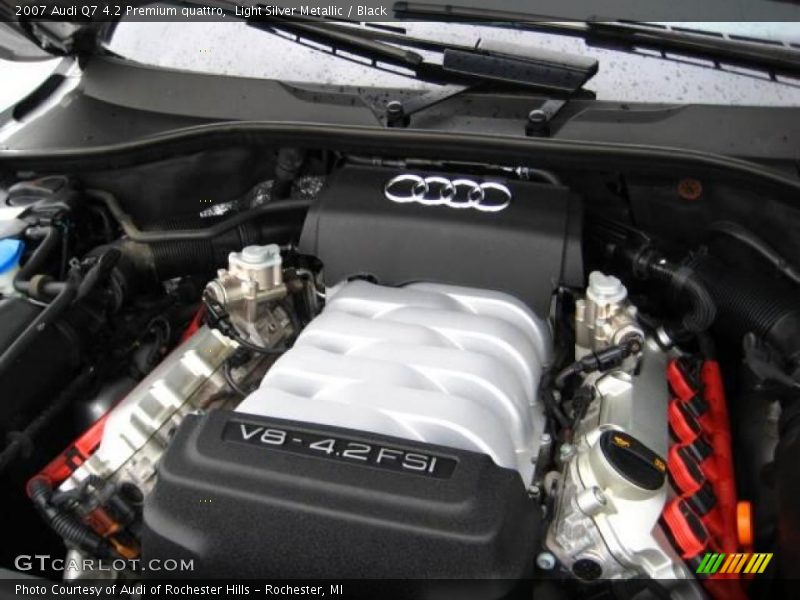 Light Silver Metallic / Black 2007 Audi Q7 4.2 Premium quattro