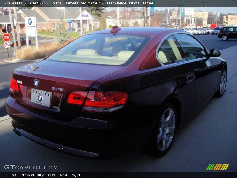 Barbara Red Metallic / Cream Beige Dakota Leather 2009 BMW 3 Series 328xi Coupe