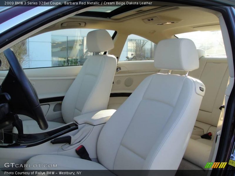 Barbara Red Metallic / Cream Beige Dakota Leather 2009 BMW 3 Series 328xi Coupe
