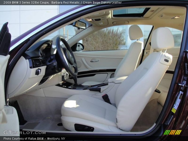 Barbara Red Metallic / Cream Beige Dakota Leather 2009 BMW 3 Series 328xi Coupe