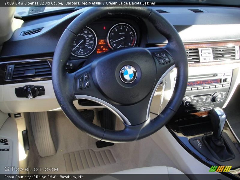 Barbara Red Metallic / Cream Beige Dakota Leather 2009 BMW 3 Series 328xi Coupe