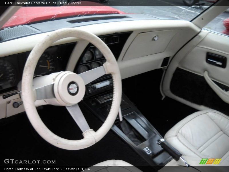Red / Oyster 1978 Chevrolet Corvette Coupe