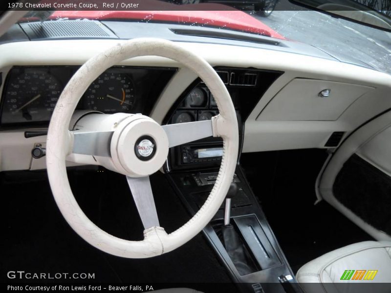 Red / Oyster 1978 Chevrolet Corvette Coupe