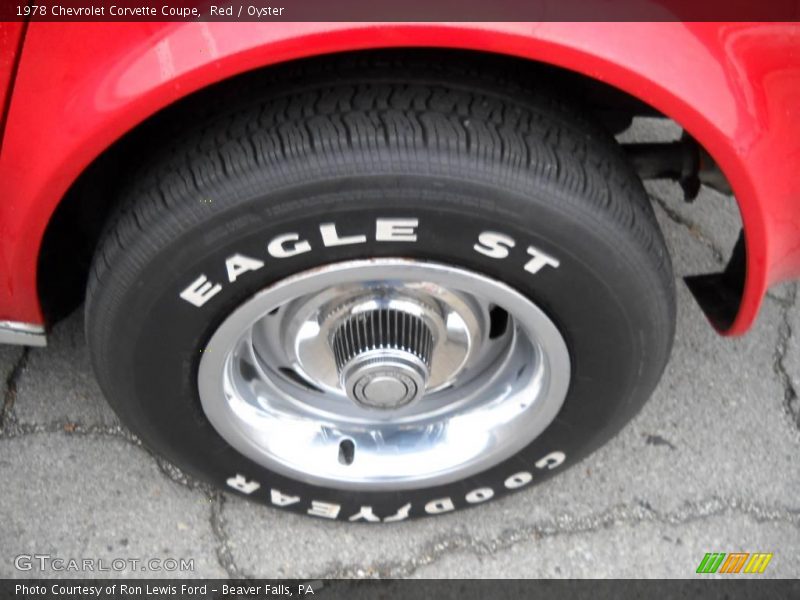 Red / Oyster 1978 Chevrolet Corvette Coupe