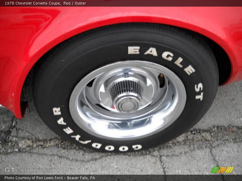 Red / Oyster 1978 Chevrolet Corvette Coupe