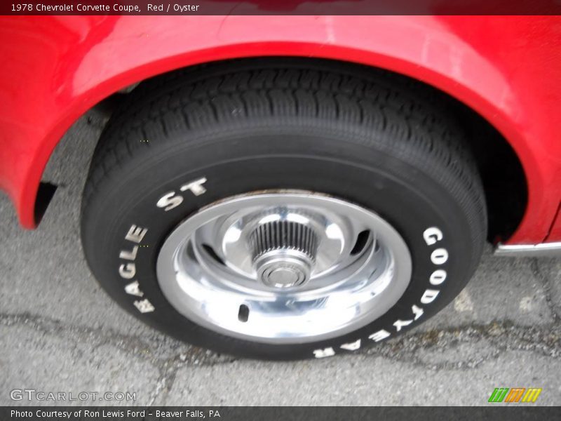 Red / Oyster 1978 Chevrolet Corvette Coupe