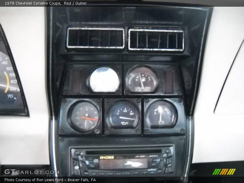 Red / Oyster 1978 Chevrolet Corvette Coupe