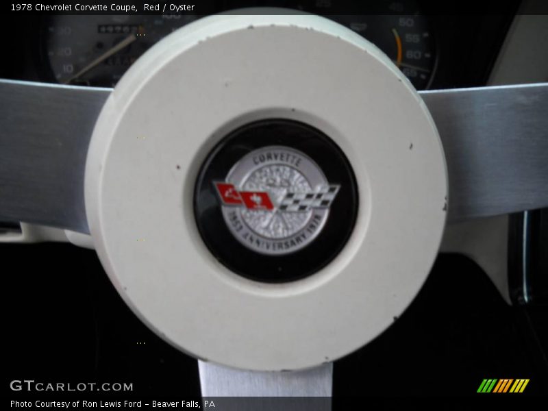 Red / Oyster 1978 Chevrolet Corvette Coupe