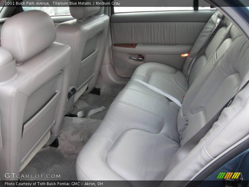 Titanium Blue Metallic / Medium Gray 2001 Buick Park Avenue