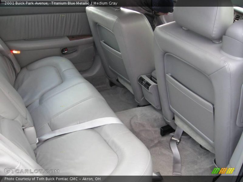 Titanium Blue Metallic / Medium Gray 2001 Buick Park Avenue