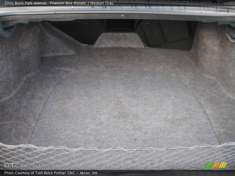 Titanium Blue Metallic / Medium Gray 2001 Buick Park Avenue
