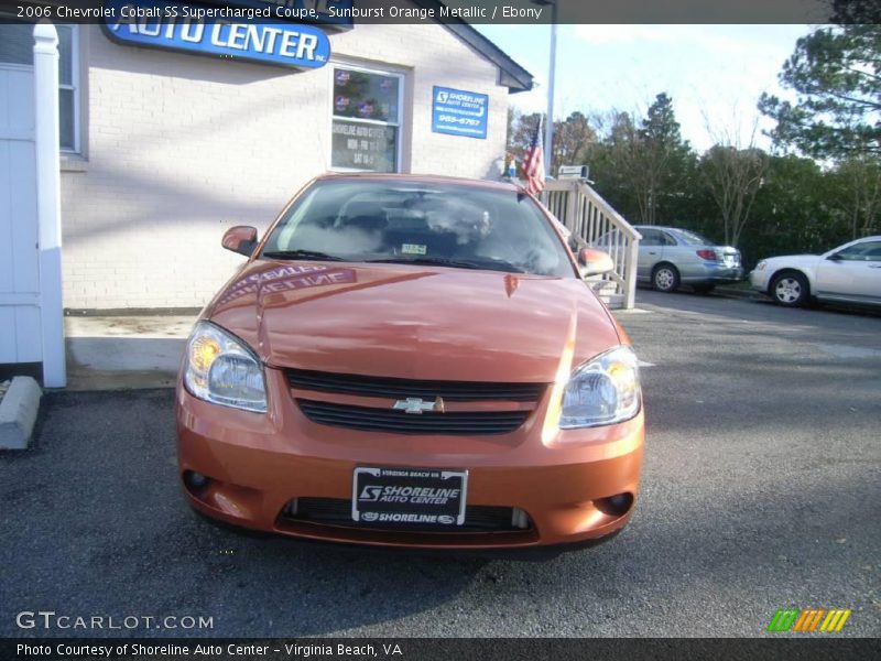 Sunburst Orange Metallic / Ebony 2006 Chevrolet Cobalt SS Supercharged Coupe