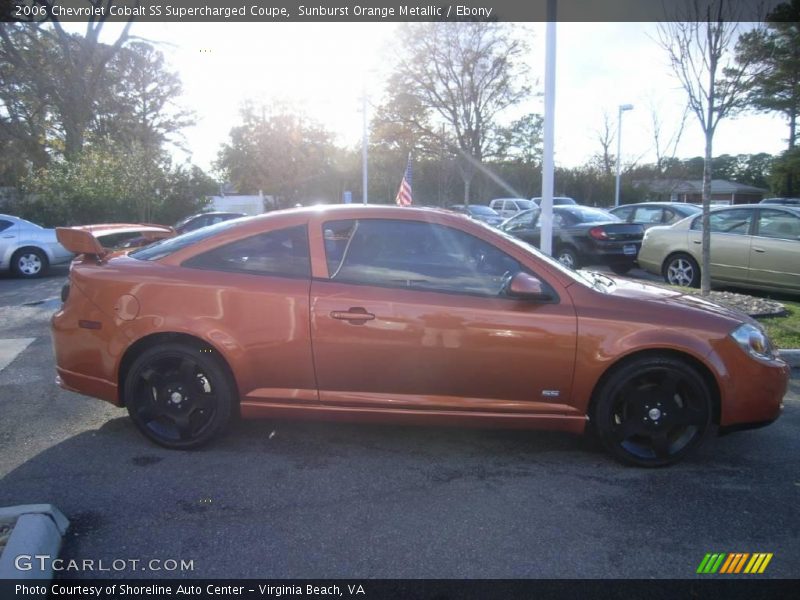 Sunburst Orange Metallic / Ebony 2006 Chevrolet Cobalt SS Supercharged Coupe