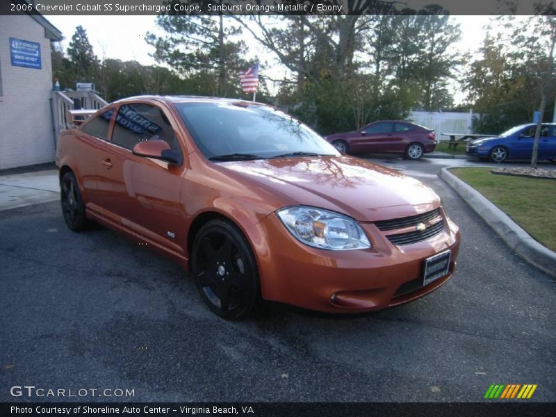 Sunburst Orange Metallic / Ebony 2006 Chevrolet Cobalt SS Supercharged Coupe