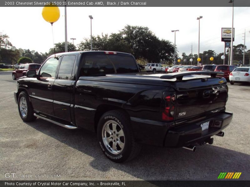 Black / Dark Charcoal 2003 Chevrolet Silverado 1500 SS Extended Cab AWD