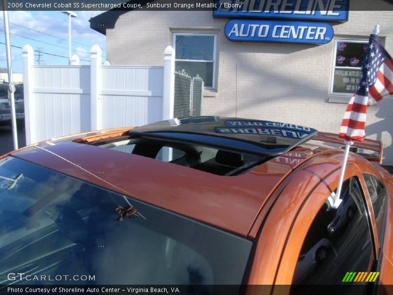 Sunburst Orange Metallic / Ebony 2006 Chevrolet Cobalt SS Supercharged Coupe