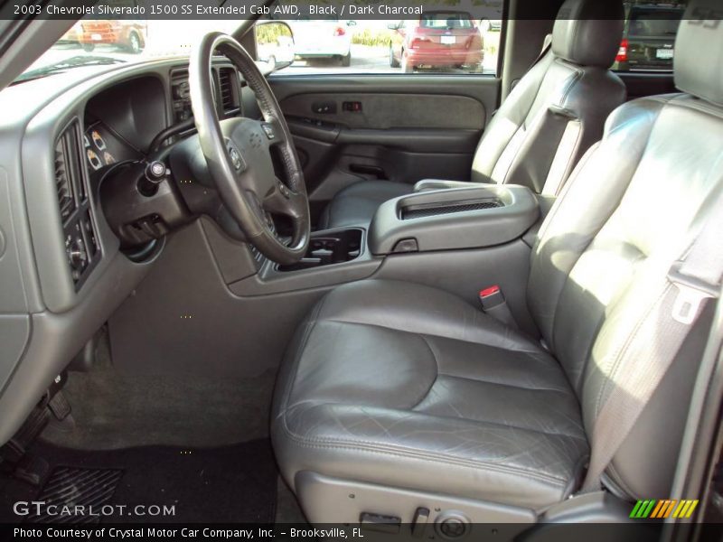 Black / Dark Charcoal 2003 Chevrolet Silverado 1500 SS Extended Cab AWD