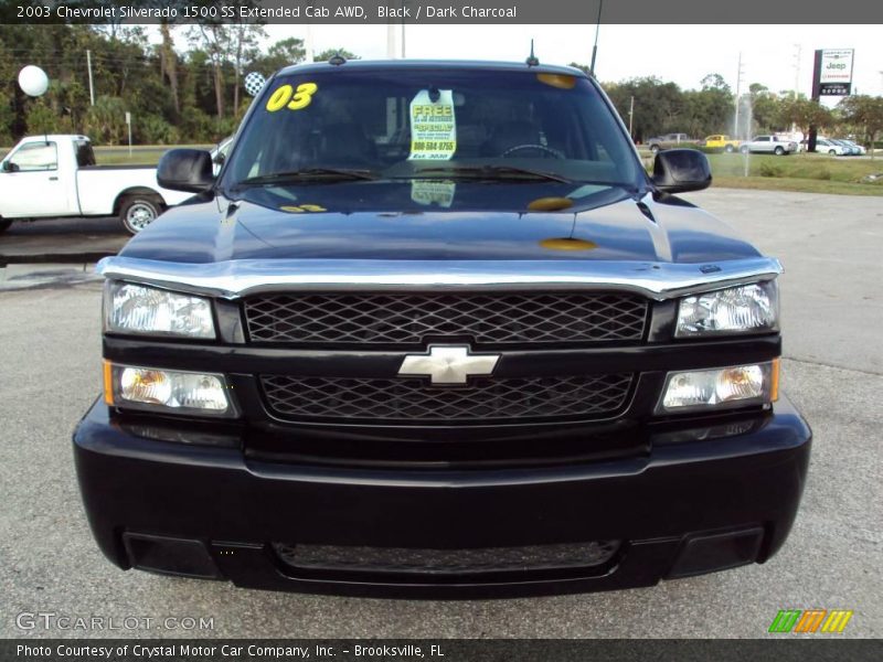 Black / Dark Charcoal 2003 Chevrolet Silverado 1500 SS Extended Cab AWD