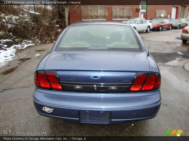 Regal Blue Metallic / Neutral 1998 Chevrolet Lumina LS