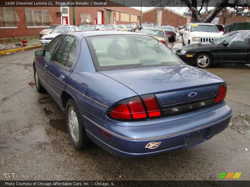 Regal Blue Metallic / Neutral 1998 Chevrolet Lumina LS