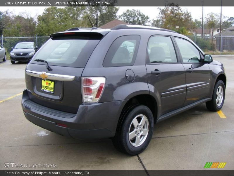 Granite Gray Metallic / Light Gray 2007 Chevrolet Equinox LS