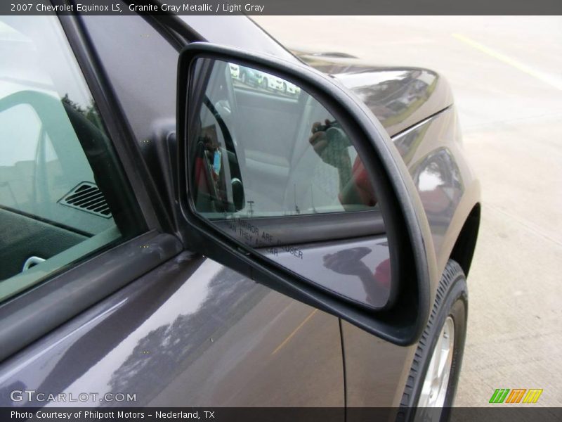 Granite Gray Metallic / Light Gray 2007 Chevrolet Equinox LS