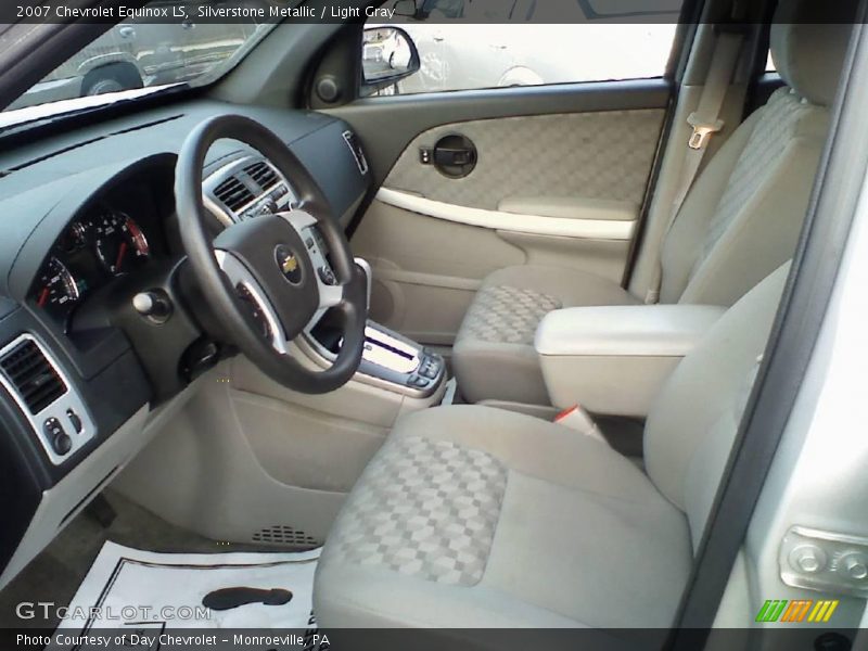 Silverstone Metallic / Light Gray 2007 Chevrolet Equinox LS