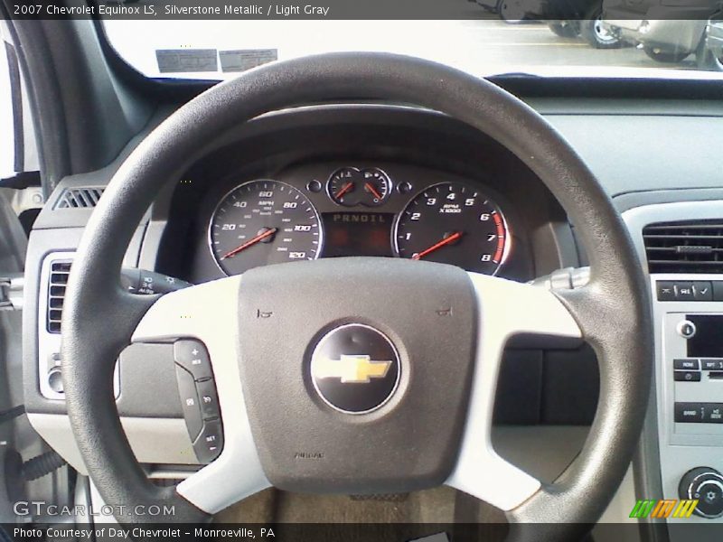 Silverstone Metallic / Light Gray 2007 Chevrolet Equinox LS