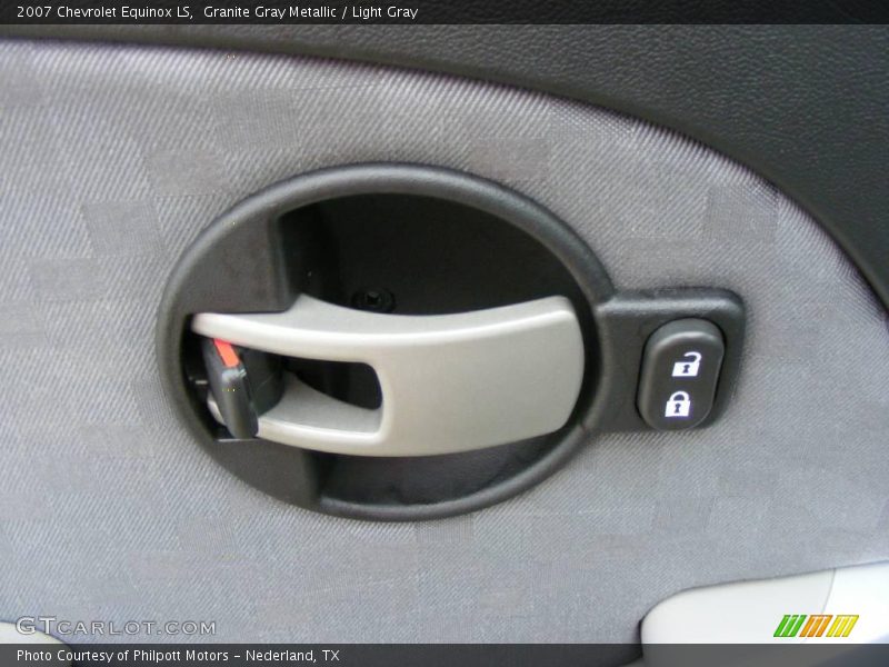 Granite Gray Metallic / Light Gray 2007 Chevrolet Equinox LS