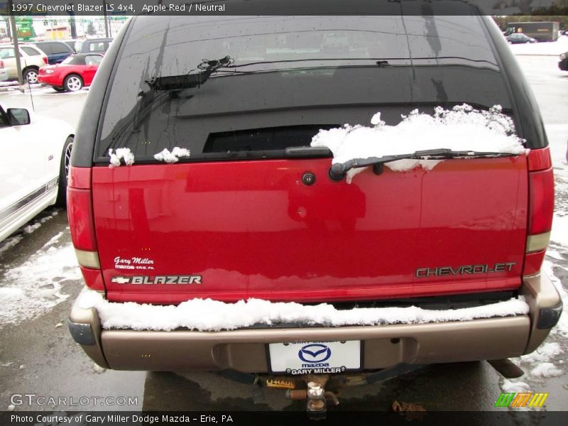 Apple Red / Neutral 1997 Chevrolet Blazer LS 4x4