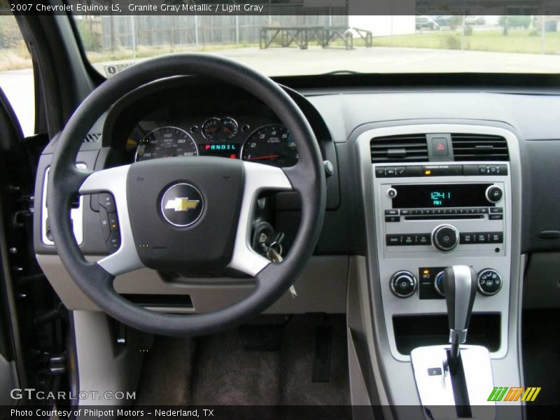 Granite Gray Metallic / Light Gray 2007 Chevrolet Equinox LS